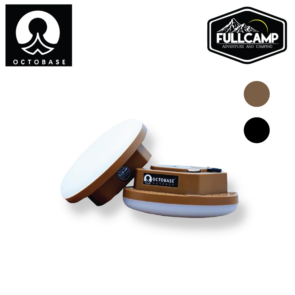 Octobase UFO LED R2 Black / Tan ไฟแคมป์ปิ้ง,ไฟซาลาเปา,ไฟUFO | Shopee ...