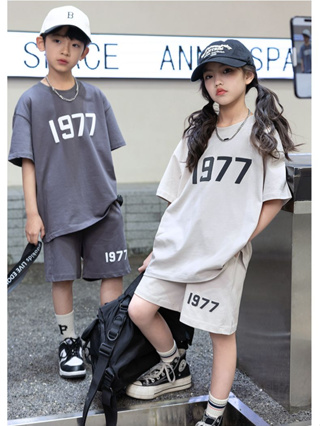 Beryl kids🌸ชุดเซ็ทเด็ก ผญ 🎀ชุดเด็กแขนสั้น+ขาสั้น สไตล์เกาหลีเสื้อผ้าเด็กโตชุด ขนาด120-160cm
