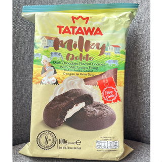 คุกกี้ TATAWA คุกกี้สอดไส้หลายรสชาติ Milkey Delite-100g