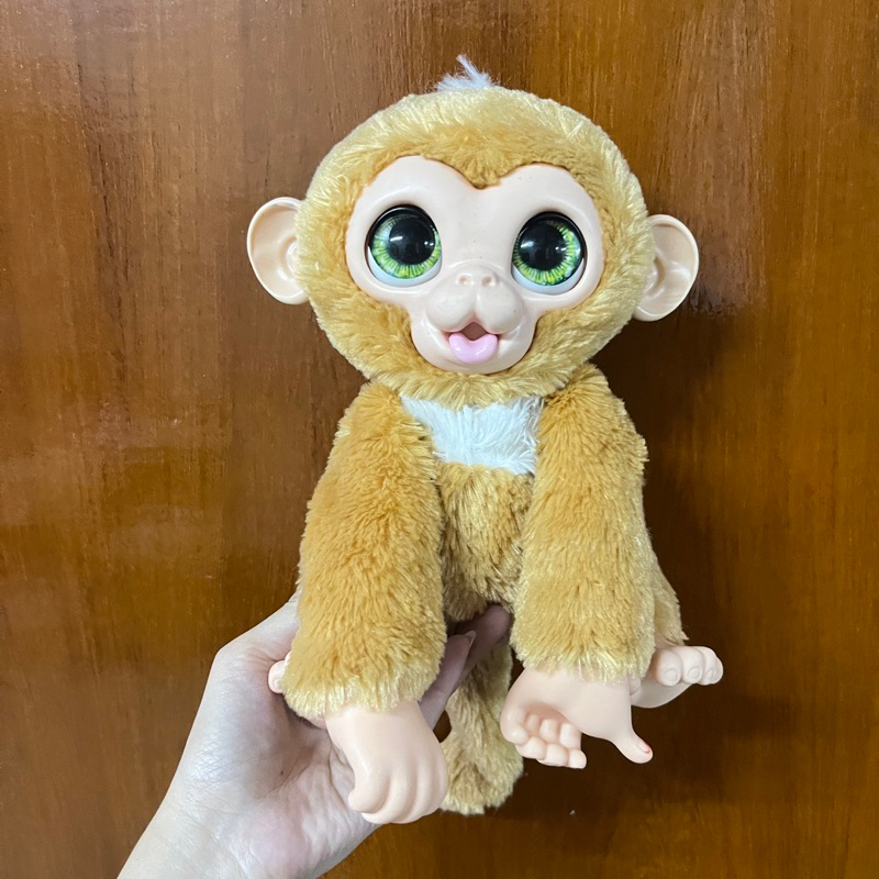 furReal Checkup Zandi ตุ๊กตาลิง ตุ๊กตามีเสียง **มือสอง** Shopee Thailand