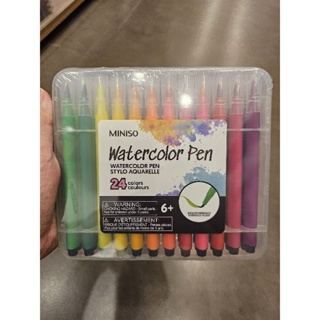Water Color pen 24 colors ชุดปากกาสีน้ำ 24 สี