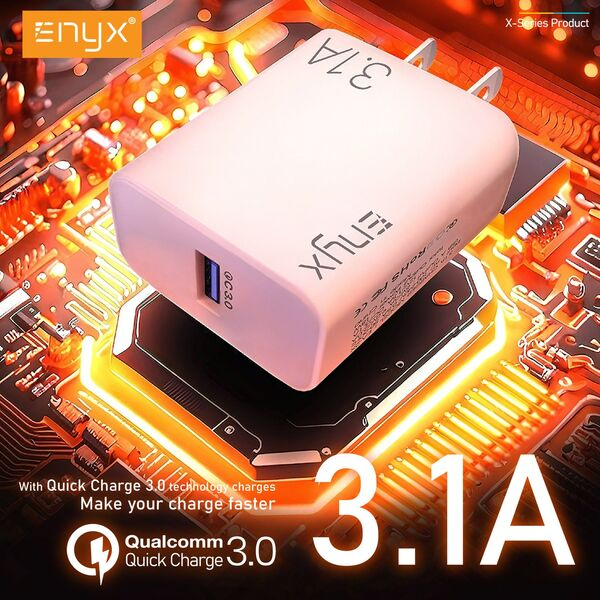 ใหม่-ชุดชาร์จ-enyx-รุ่น-s-2x-ชุดชาร์จพร้อมสาย-จ่ายไฟ-3-1a-18w-forip-micro-type-c-ที่ชาร์จมือถือ-ชาร์จไว