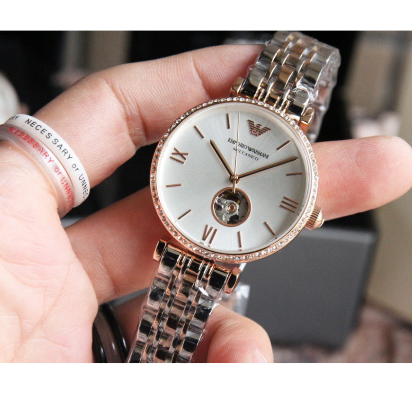 รุ่นที่ขายดี！Emporio Armani ·สถานที่ทำงานสวมใส่และจับนาฬิกากลไก ...