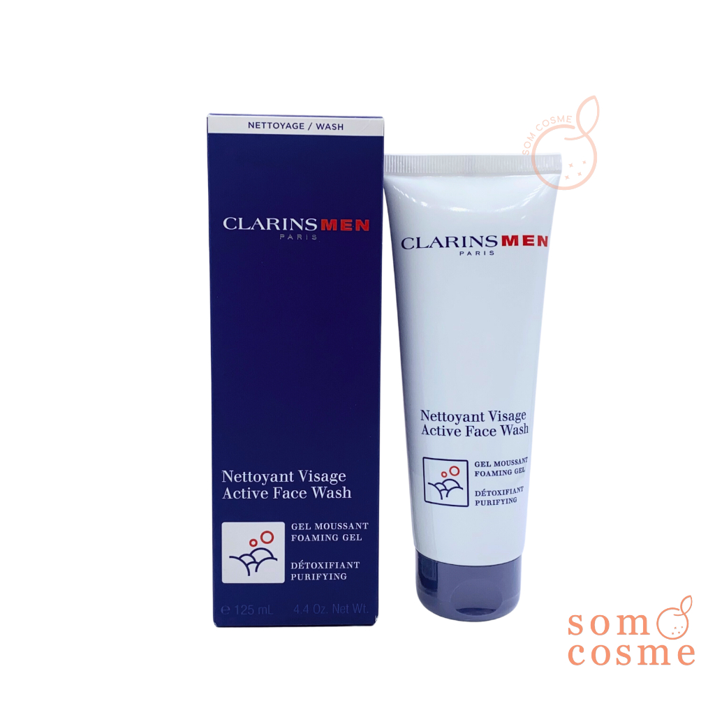 Clarins Men Active Face Wash 125 ml. | Shopee Thailand