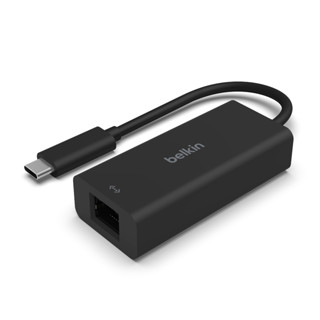 Belkin INC012 อะแดปเตอร์ USB-C to LAN ความเร็ว 2.5Gbps ใช้ได้กับ MacOS, iPad, Windows, โทรศัพท์/แท็บเล็ต