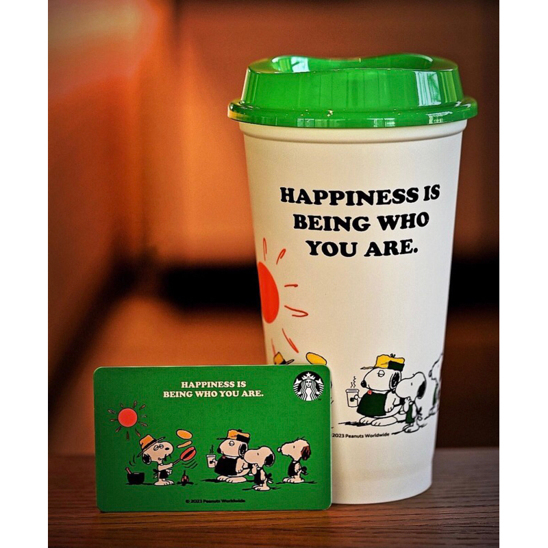 Starbucks x Peanuts Snoopy Reusable Hot Cup Shopee Thailand