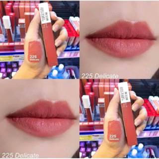 ลิปแมทจูบไม่หลุด ยอดนิยมตลอดกาล ลิปสติก Maybelline Superstay Matte Ink แท้สวยชัดทุกสี