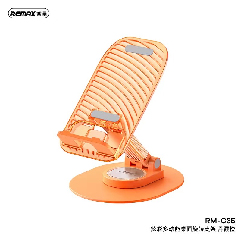 REMAX RM-C32/C35 ที่ตั้งโทรศัพท์แท่นวางโทรศัพท์มือถือ คละสีแบบตั้งโต๊ะ ...