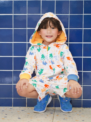 Boy hoodie set ชุดเซทลาย puzzle