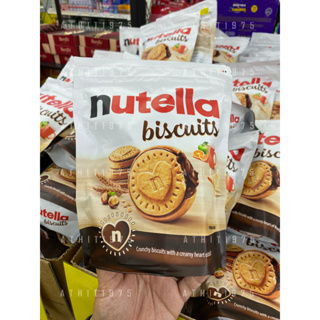 Nutella biscuits 304 กรัม(g.) T22 คุ้กกี้สอดไส้ ช๊อคโกแลตนูเทลล่า มี 22ชิ้น/ห่อ