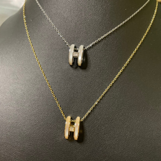 สร้อยคอHงานสแตนเลส⚜️🔥 necklace stainless steel |ไม่ลอกไม่ดำ โดนน้ำโดนเหงื่อได้ ส่งจากไทย🚩