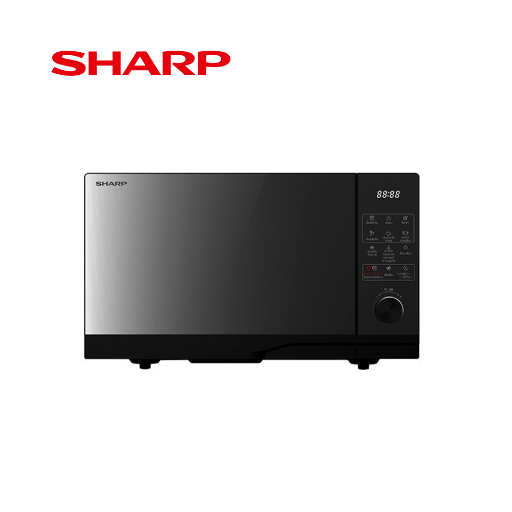 SHARP ไมโครเวฟ รุ่น R-2321FG-K ขนาด 23 ลิตร (รุ่นไร้จาน) รับประกัน 1 ปี ...