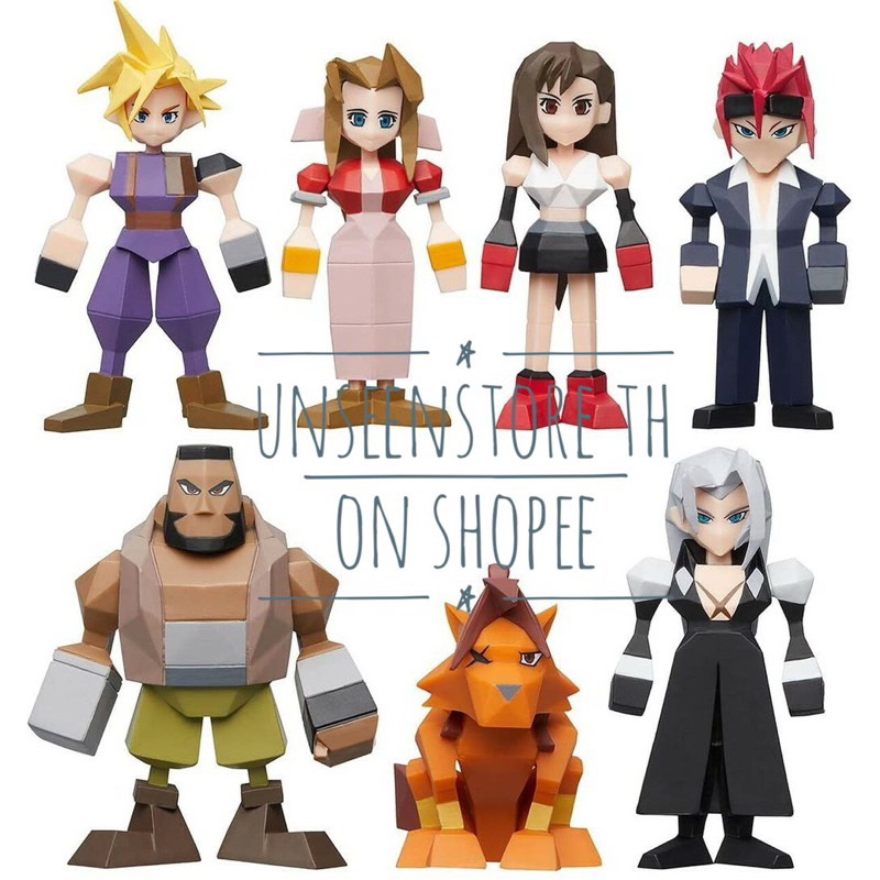 Final fantasy VII Polygon figures | Shopee Thailand