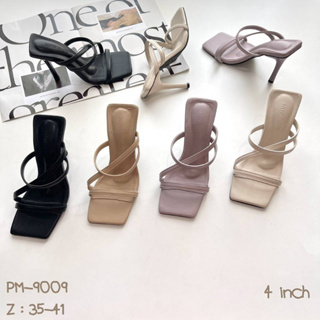New collection รองเท้าส้นสูง Maxi ส้นสูงปรี๊ด 4 นิ้วส๊วยยยยยยย รหัสสินค้า PM-9009