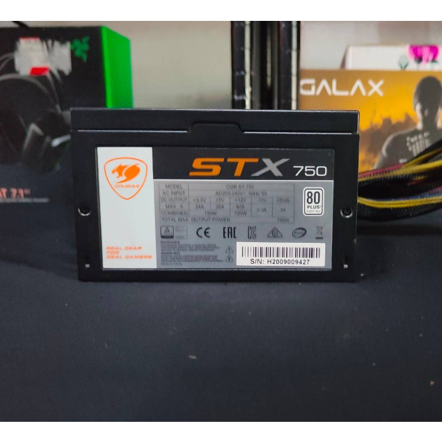 POWER PSU COUGAR CGR ST-750 STX750W 750W +80 PLUS BRONZE พาวเวอร์ ...