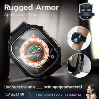 [Apple Watch 9 | Ultra 2] เคส Spigen Rugged Armor สำหรับ Apple Watch Ultra 2/Ultra/9/8/7/SE/6/5/4 | ขนาด 49/45/44 mm