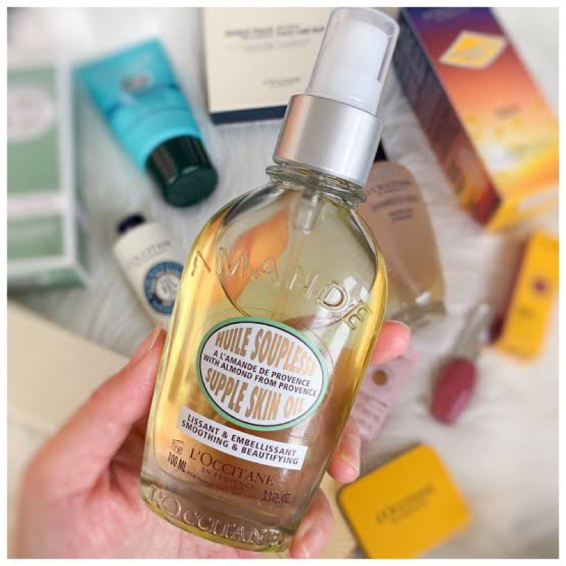 loccitane-amande-huile-souplesse-supple-skin-oil-100-ml-ออยทาตัวเพื่อผิวนุ่มลื่นและกระชับยิ่งขึ้น