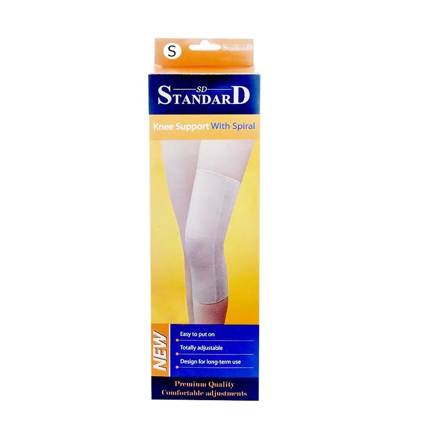 standard-knee-support-with-spiral-อุปกรณ์พยุงข้อเข่า-แบบมีแกนด้านข้าง