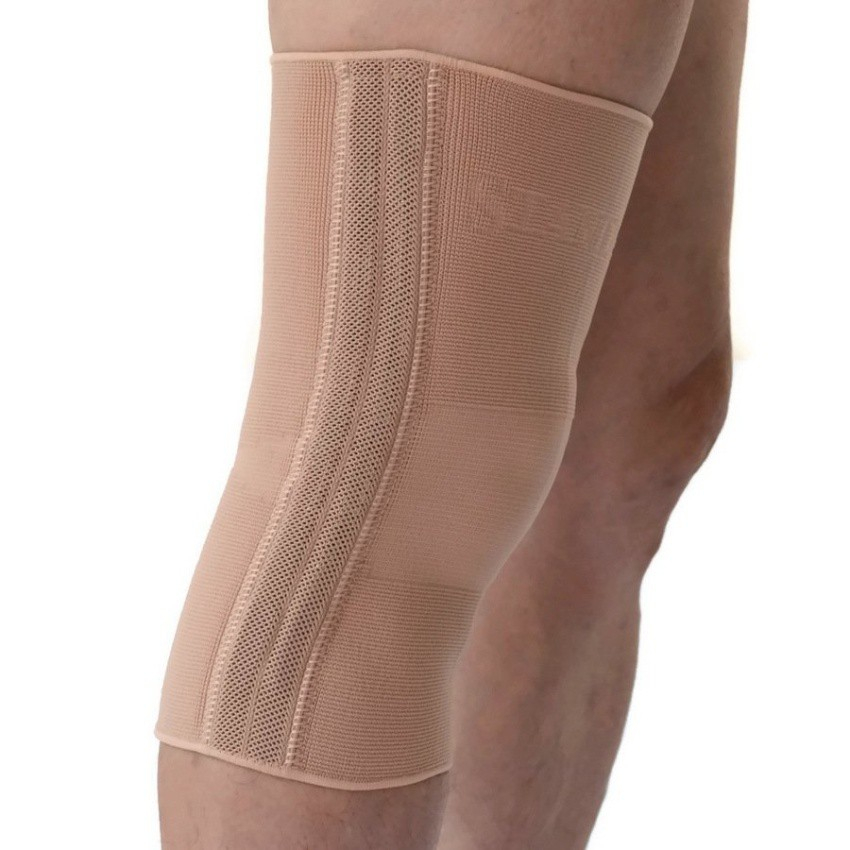 standard-knee-support-with-spiral-อุปกรณ์พยุงข้อเข่า-แบบมีแกนด้านข้าง