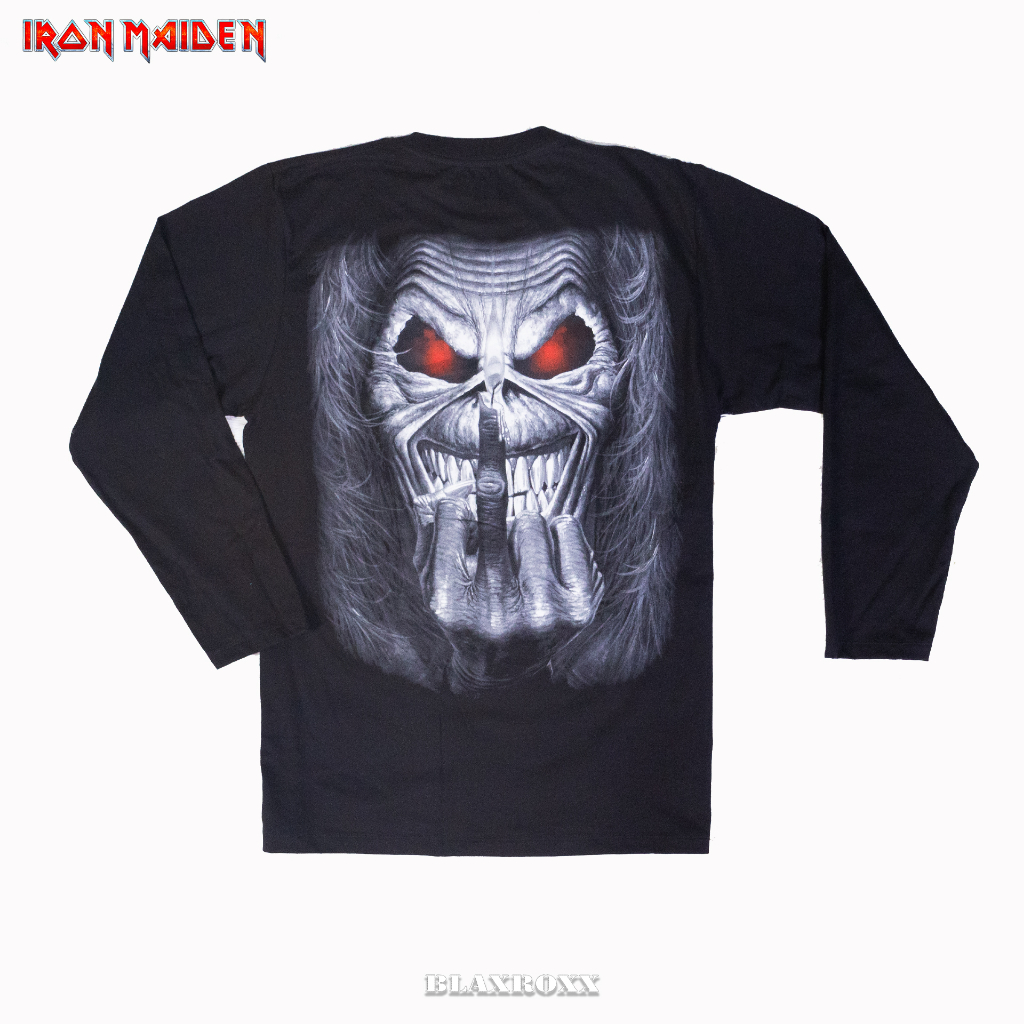 blaxroxx-เสื้อวง-ลิขสิทธิ์แท้-iron-maiden-ls-irm004-สกรีนลายคมชัด-ไม่หลุดลอก-cotton-100