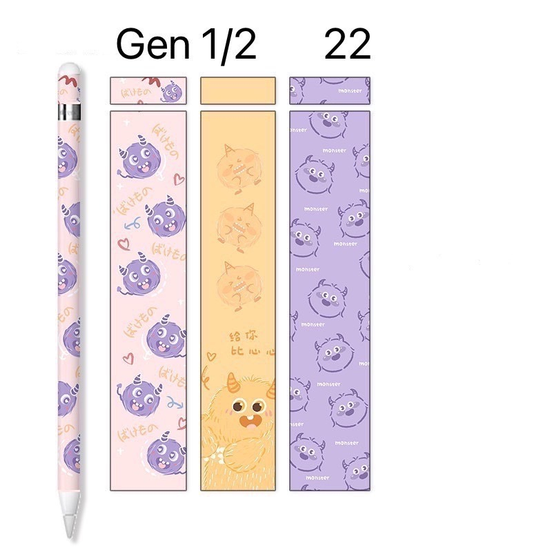 I2 Sticker ipad pencil สติ๊กเกอร์ติดปากกาไอแพด 1/2 ดูตามตัวเลือกจ้า ...