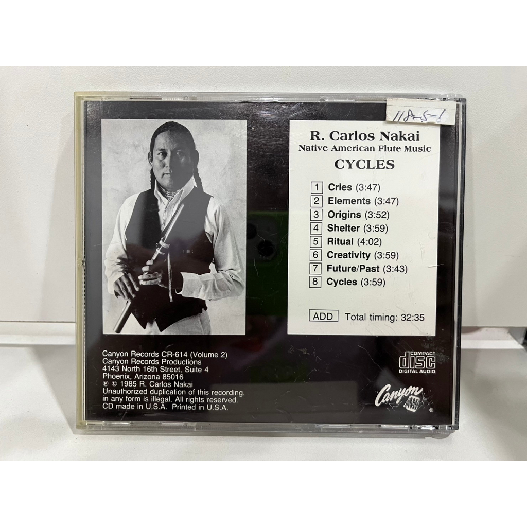 1-cd-music-ซีดีเพลงสากล-r-carlos-nakai-cycles-cr-614-c3b48