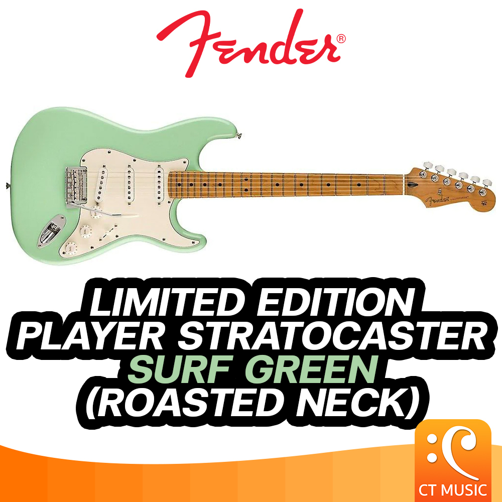 fender-limited-edition-player-stratocaster-surf-green-roasted-neck-กีตาร์ไฟฟ้า