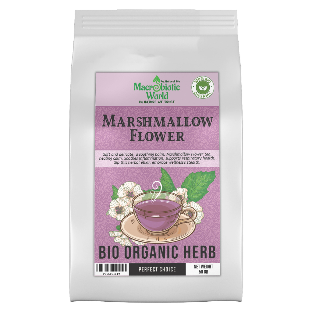 Organic/Bio Marshmallow Flower Herb Tea | ชาสมุนไพร ดอกมาร์ชแมลโลว์ 50g ...