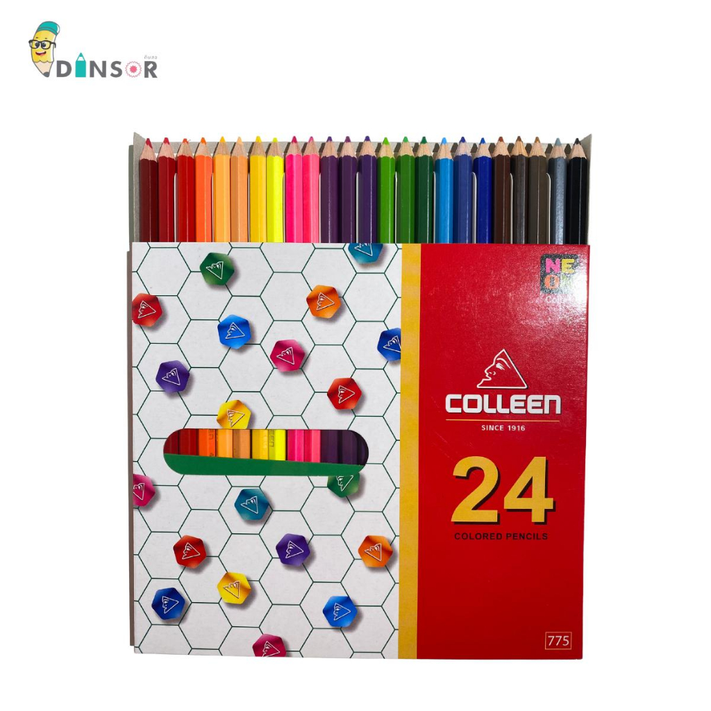 colleenสีcolleen-สีไม้คอลลีน-ดินสอสี-ดินสอสีไม้-12-24-36-48-60-72-สี