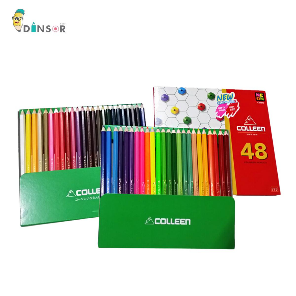 colleenสีcolleen-สีไม้คอลลีน-ดินสอสี-ดินสอสีไม้-12-24-36-48-60-72-สี