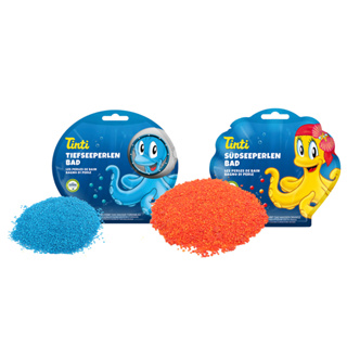 TINTI® ไข่มุกอาบน้ำ เปลี่ยนสีน้ำ (80 g.) ไร้สารเคมี ผลิตที่เยอรมนี Bath Pearls สบู่เด็ก สบู่สี เกลืออาบน้ำ เกลือสปา ของใช้เด็ก ของเล่นอาบน้ำ baby kid soap toy