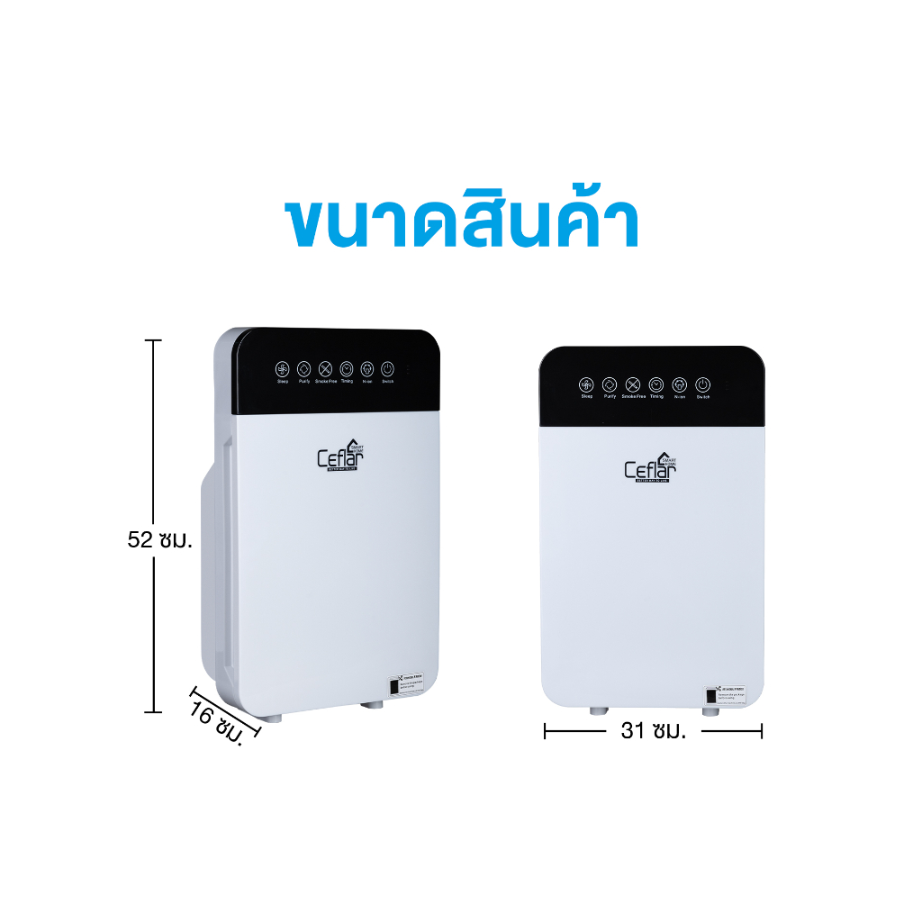 ceflar-เครื่องฟอกอากาศ-50-ตรม-ไส้กรอง-hepa-5ชั้น-กรองละเอียด-0-3-ไมครอน-รุ่น-cap-03