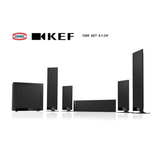 KEF  T205  Slim profile mid-sized 5.1  Home Theatre System