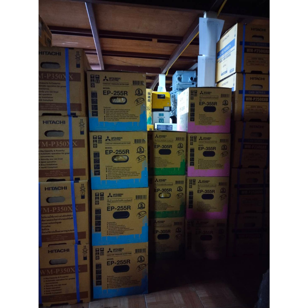 mitsubishi-ปั๊มน้ำมิตซูบิชิ-ปั๊มน้ำอัตโนมัติกลม-ขนาด-wp-255r-250w-รับประกัน-5-ปี-สินค้าพร้อมส่ง