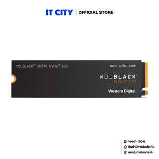 ภาพขนาดย่อของสินค้าเอสเอสดี WD BLACK SN770 1TB M.2 2280 NVMe Gen4 (WDS100T3X0E) SSD (MS6-000170)