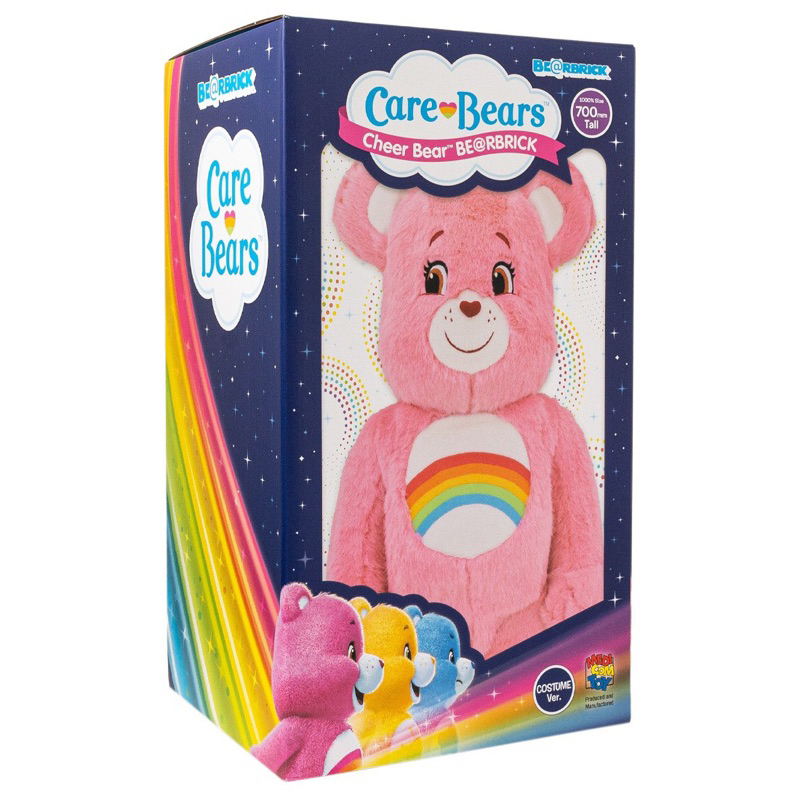 BE@RBRICK (Bear Brick) 1000% CARE BEARS : Cheer Bear - Costume Ver