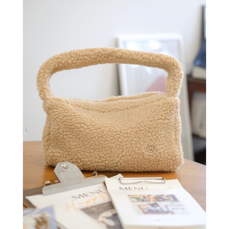 aroma-teddy-amp-teddy-gifts-hobo-bag-wool-series-กระเป๋าสุดคิ้วท์-สไตล์คุณหนู