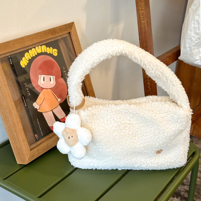 aroma-teddy-amp-teddy-gifts-hobo-bag-wool-series-กระเป๋าสุดคิ้วท์-สไตล์คุณหนู