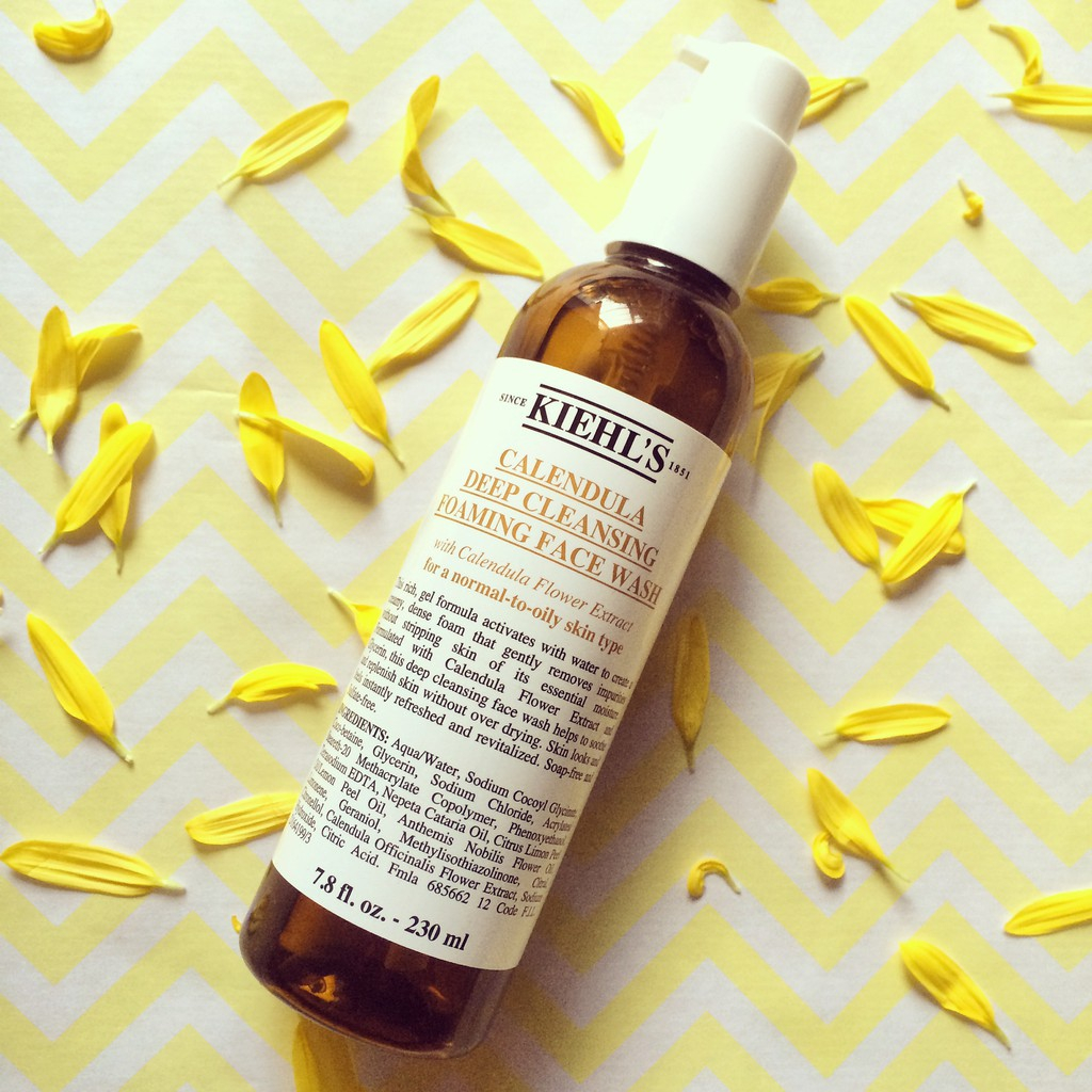 kiehl-s-calendula-deep-cleansing-foaming-face-wash-230ml-ผลิตภัณฑ์ล้างหน้าสูตรอ่อนโยน