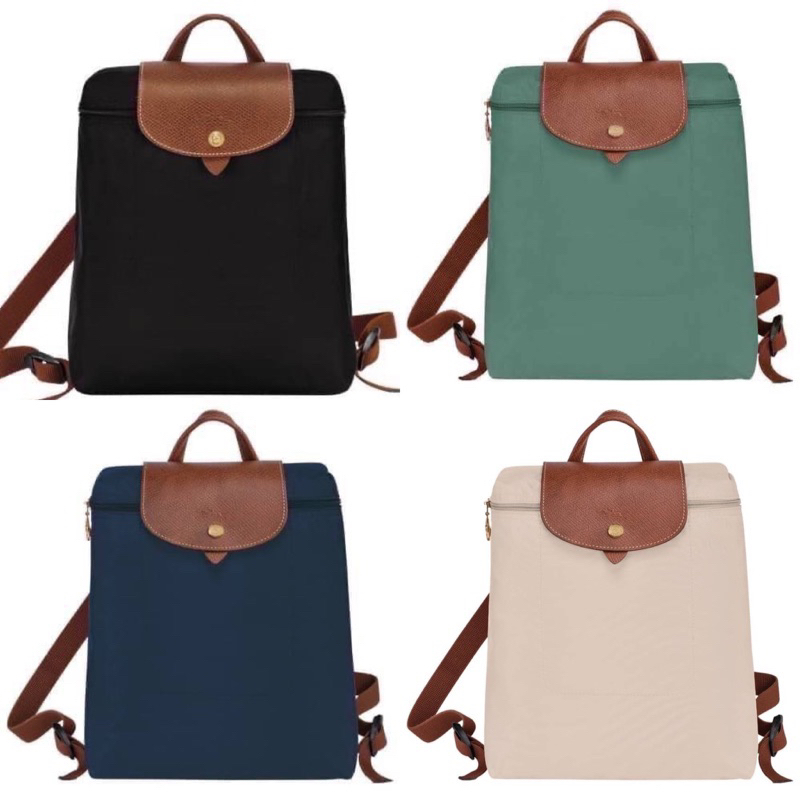 สด-ผ่อน-กระเป๋าเป้-longchamp-ไม่ปักม้าสีล้วน