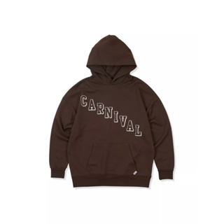 CARNIVAL CNVSS23H003BR DIAGNAL HOODIE BROWN