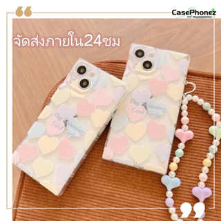 💚จัดส่งภายใน24ชม💚เคส for iPhone 11 14 Pro Max Case for iPhone 12 13 ป้องกันการตก การป้องกัน น่ารัก พร้อม รูปหัวใจ