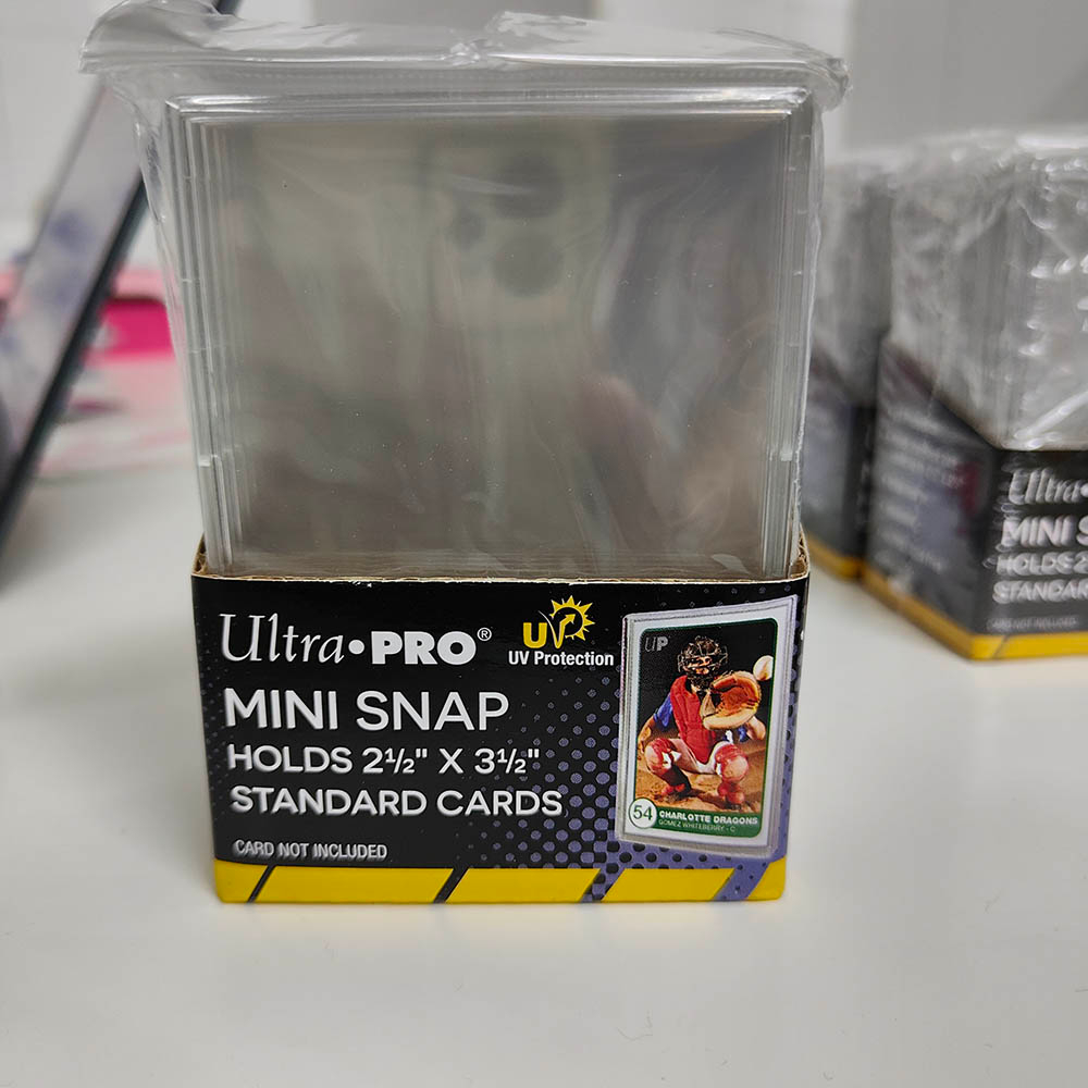 ultra-pro-mini-snap-กรอบพลาสติกเก็บการ์ดสะสมขนาดเล็ก-ใส่ได้ทั้ง-ygo-vg-mtg-ws-1-กล่อง-10-ชิ้น