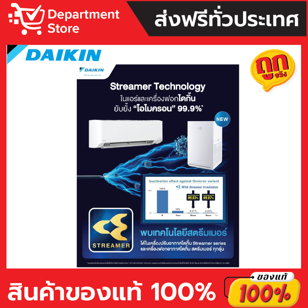 เครื่องฟอกอากาศ-daikin-ไดกิ้น-ระบบสตรีมเมอร์-รุ่น-mc40uvm6-7-ขนาดห้อง-31-ตร-ม