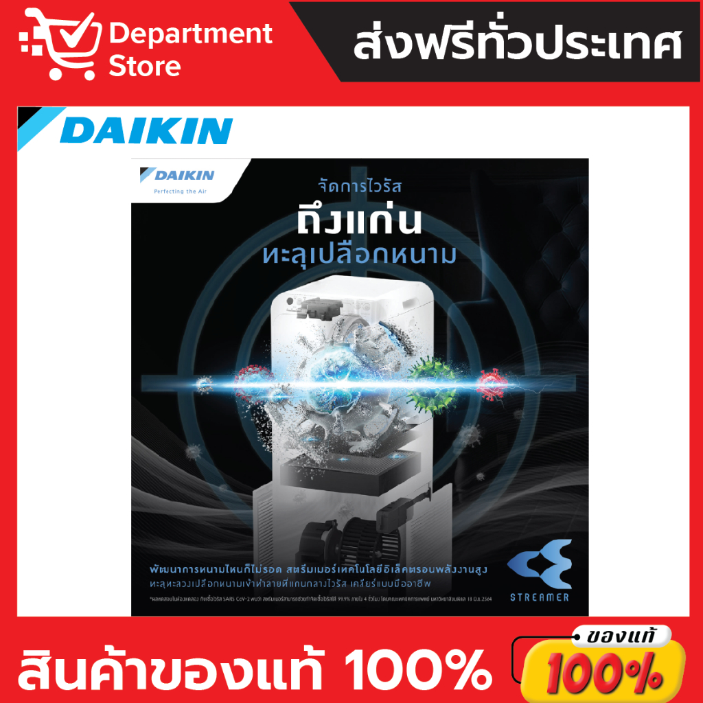 เครื่องฟอกอากาศ-daikin-ไดกิ้น-ระบบสตรีมเมอร์-รุ่น-mc55uvm6-7-ขนาดห้อง-41-ตร-ม