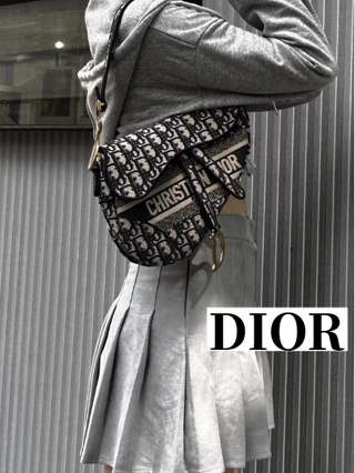 ดิออร์ Dior/ถุงอาน/กระเป๋าถือผู้หญิง/คลาสสิก/ใหม่