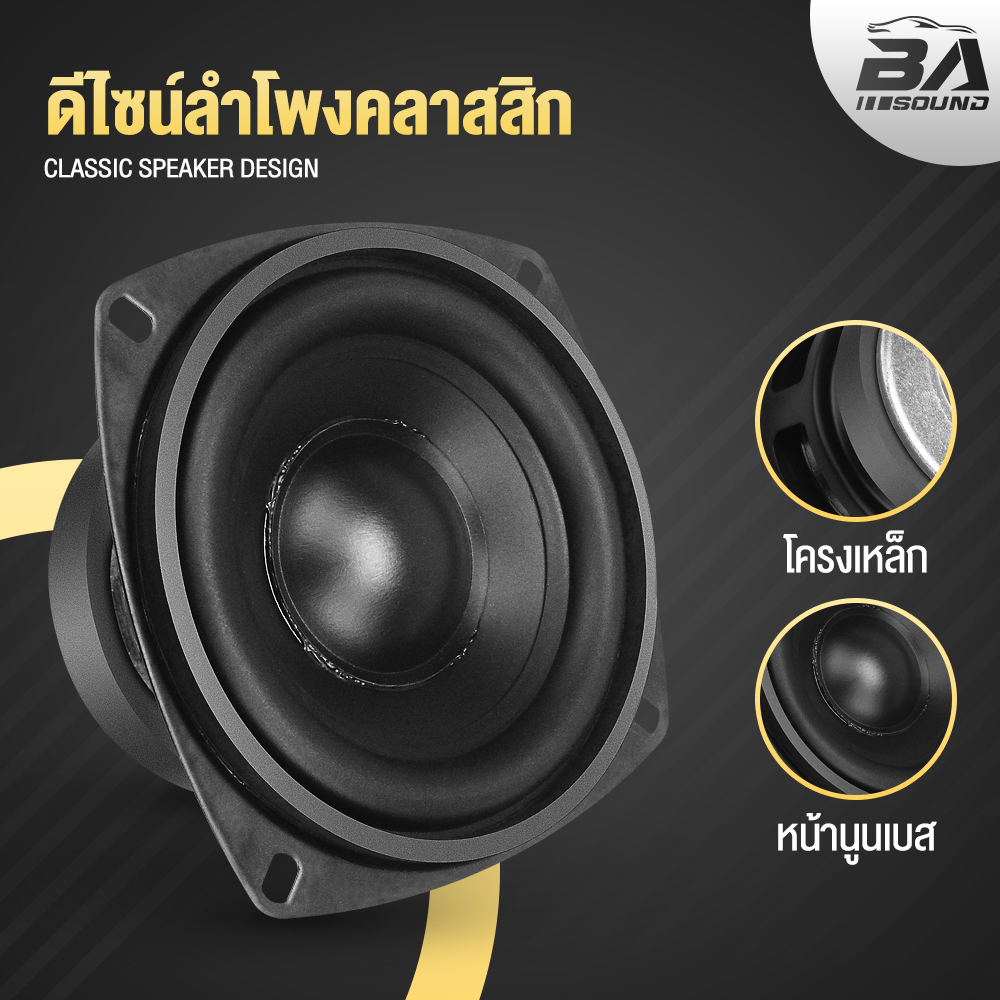 ba-sound-ลำโพงซับวูฟเฟอร์ขนาด-4นิ้ว-100วัตต์-ba-4055b-ลำโพงซับ-4-นิ้ว-ดอกลำโพง-4-นิ้ว-ลำโพงติดรถยนต์-ลำโพงบ้าน