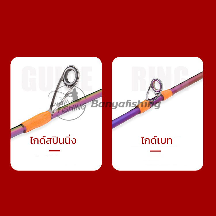 คันเบ็ดตกปลา-คันเบ็ด-คัน-ul-ปลายโซลิด-คันเบ็ดตกกุ้ง-เบทและสปิน-คันเบ็ดตีเหยื่อปลอม-แถมฟรีเหยื่อปลอม