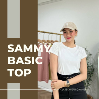 CHANEE - CN150 Sammy basic top เสื้อยืดคอกลมผ้าคอตตอนซูพรีม