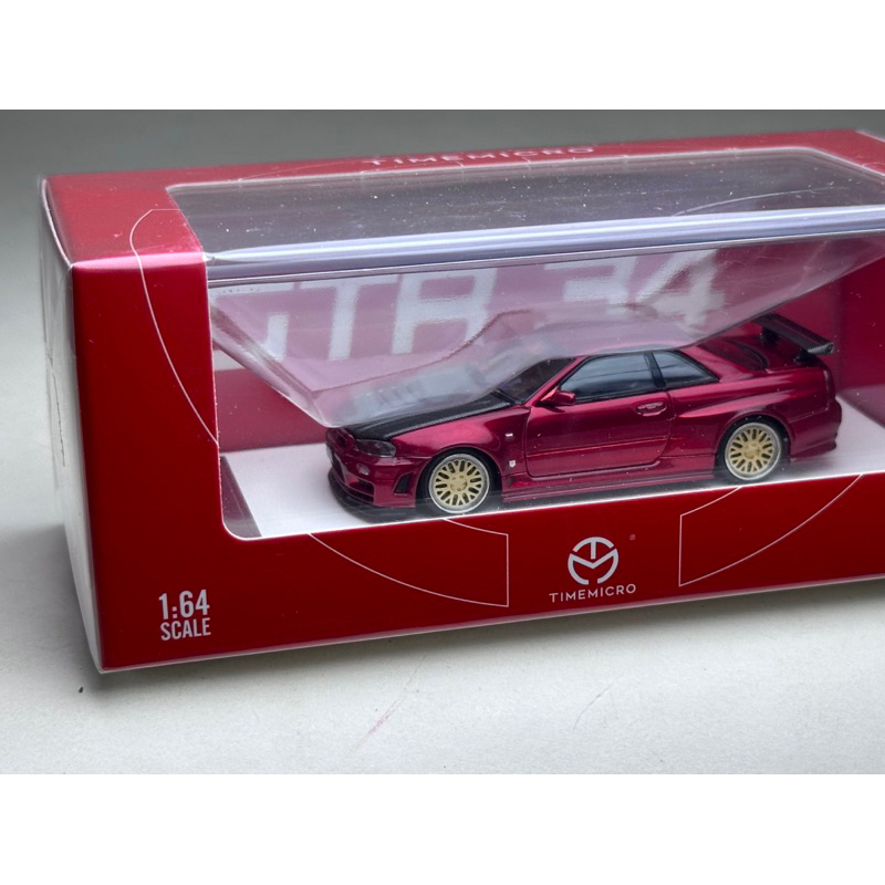 nissan-skyline-gtr-r34-เปิดฝากระโปรงได้-scale-1-64-ยี่ห้อ-timemodel